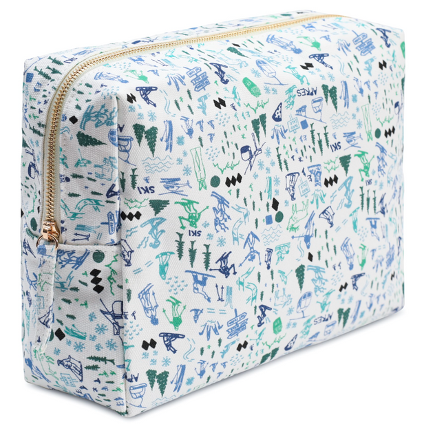 Joy Street Large Pouch in Blue Ski