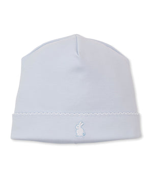 Kissy Kissy Hat in Blue Pique Bunny Bash