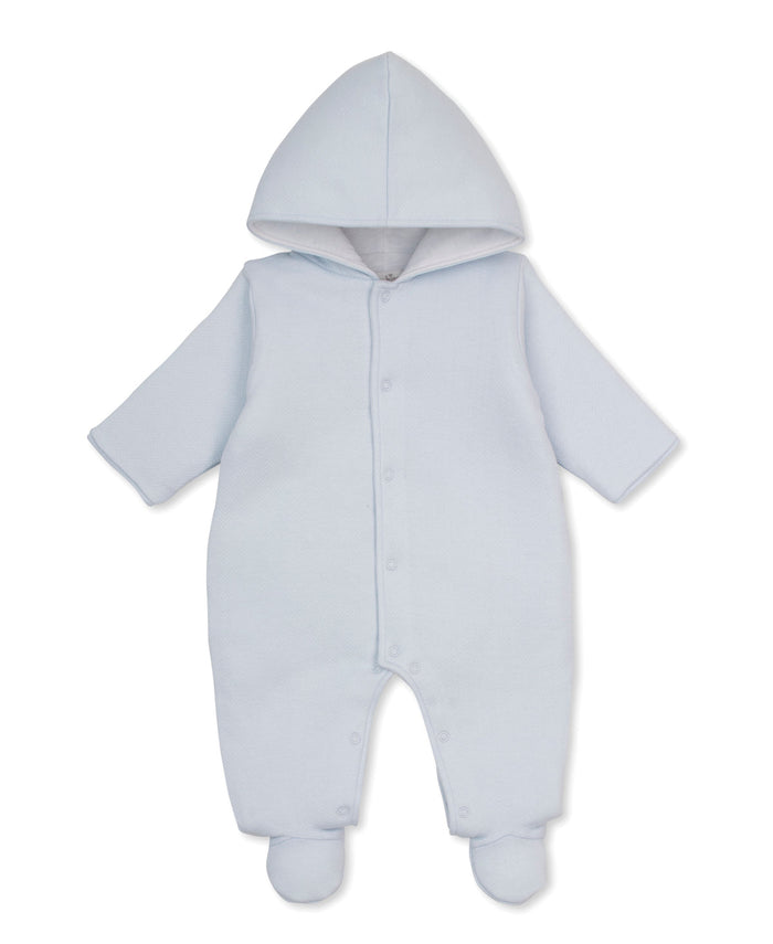 Kissy Kissy Jacquard Bunting in Blue Baby Blessings