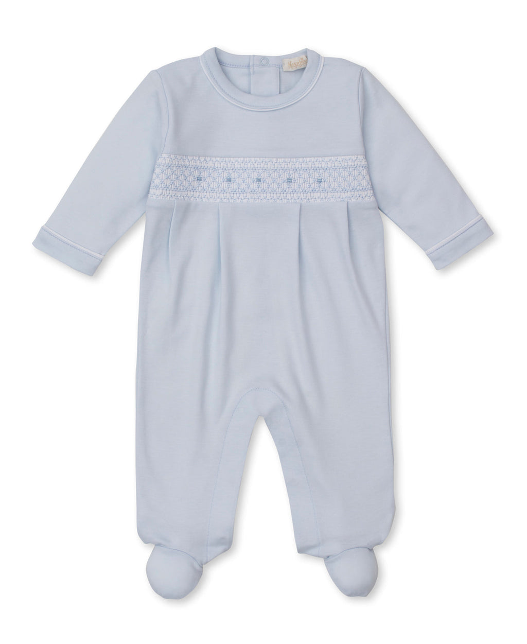 Kissy Kissy CLB Collection Hand Smocked Footie in Blue