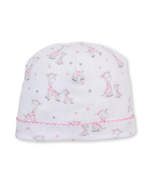 Kissy Kissy  Hat in Pink Just Giraffes