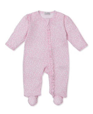 Kissy Kissy Ruffle Zip Footie in Fall in Bloom