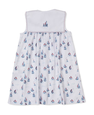 Kissy Kissy Dress in Red, White, & Blue Regatta