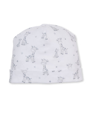 Kissy Kissy  Hat in Silver Just Giraffes