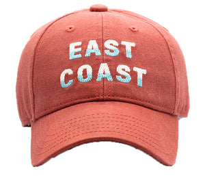 Harding Lane Kids East Coast Baseball Hat in New England Red
