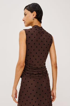Rails Lauris in Chocolate Polka Dot