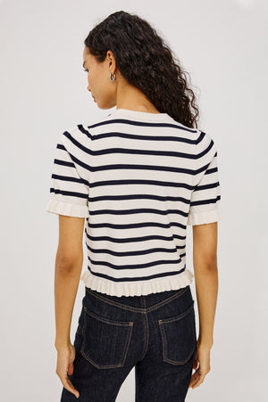 Rails Lora Sweater in Ivory Stripe