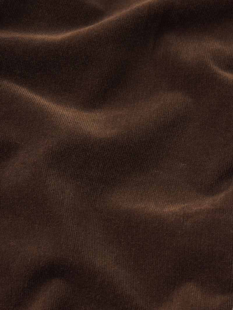 Frame Le Sleek Straight in Corduroy - Bitter Chocolate