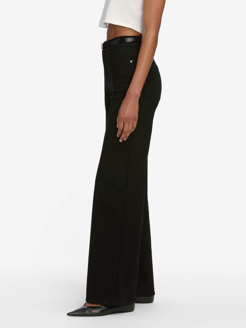 Frame Le Slim Palazzo Jean in Black