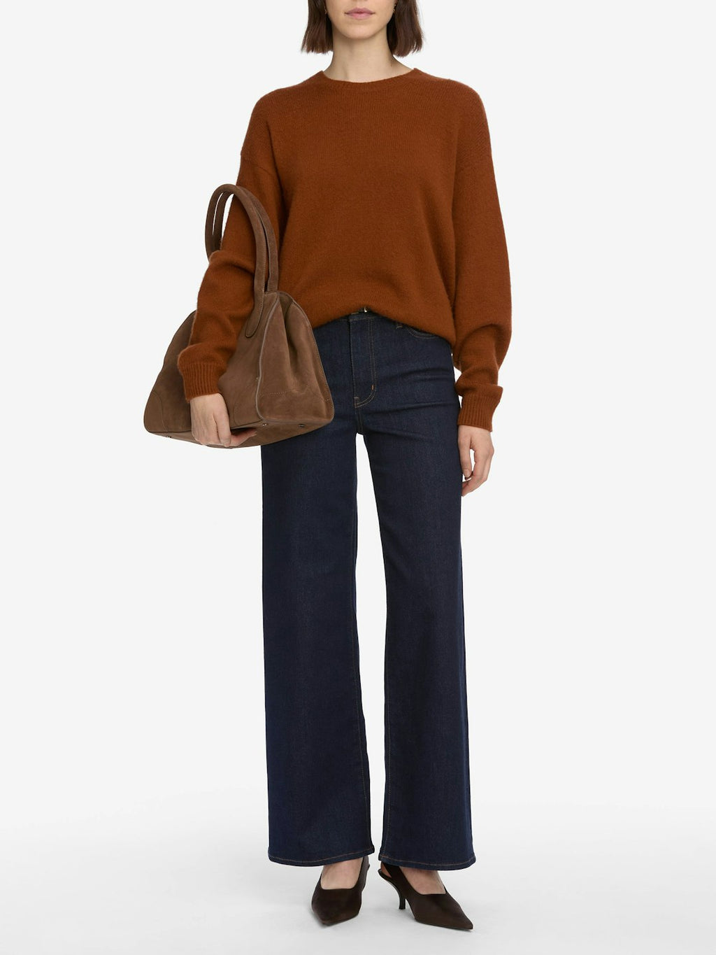 Frame Le Slim Palazzo Jean in Rinse