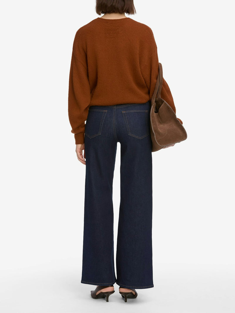 Frame Le Slim Palazzo Jean in Rinse