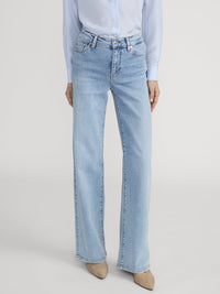 Frame The Slim Palazzo Jean in Ripple