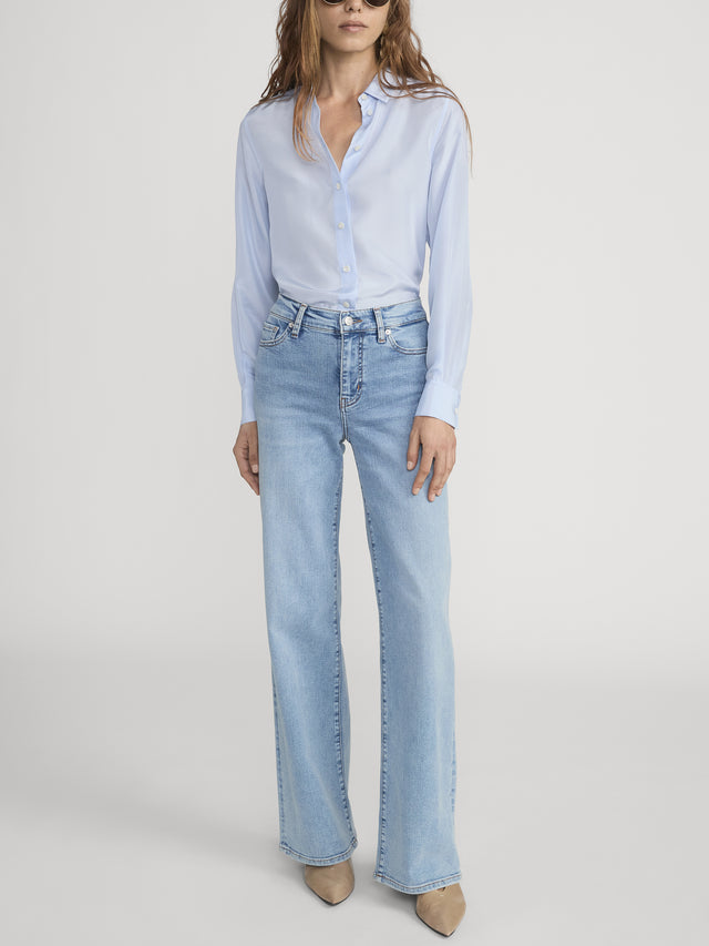 Frame The Slim Palazzo Jean in Ripple