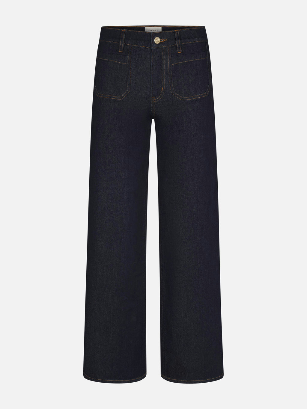 Frame Le Slim Palazzo with Modernist Pocket Jean in Rinse