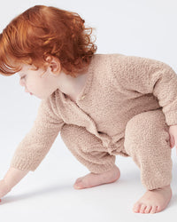 7AM Enfant Long Sleeve Fuzzy Romper - Multiple Colors!