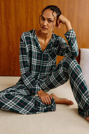 Rails Varra Pajama Set in Midnight Jaguar