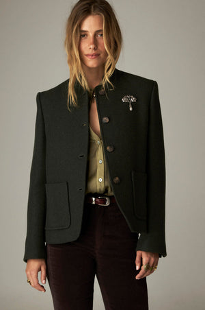 Maison Hotel Salao Jacket in Moss