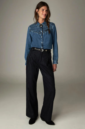 Maison Hotel Kumid Shirt in Blue Denim