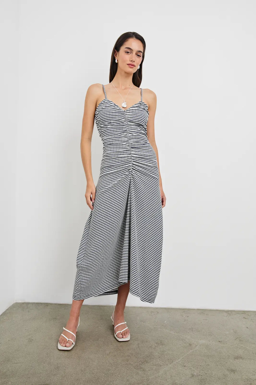 Rails Mari Dress in Navy Gingham