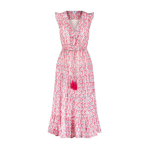 Mer St Barth Women's Giselle Maxi in Dress Jaipur Bloom