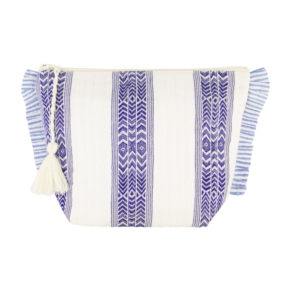 Navy Dobby Stripe