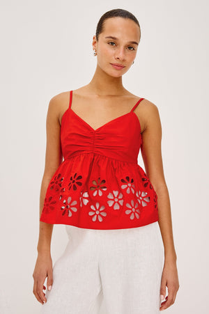 Rails Meru Top in Scarlet