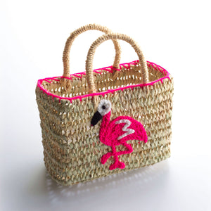 Rachel Riley Mini Beach Bag in Flamingo
