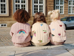Konges Slod Juno Sequin Bomber Jacket in Frappe