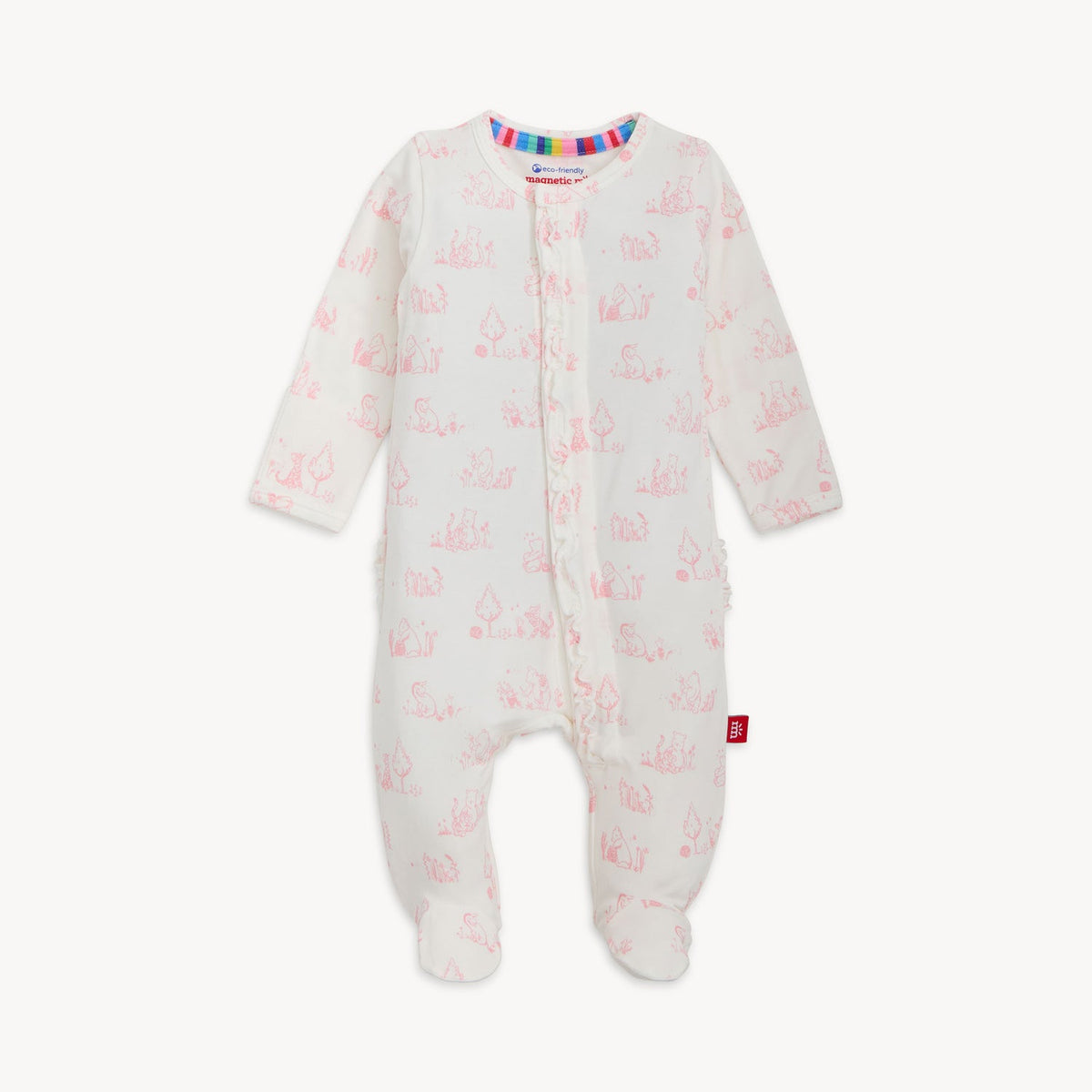 Magnetic Me Modal Ruffle Footie in Sweeter Than Hunny