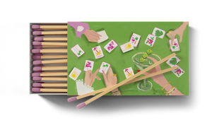 Annapolis Candle Bams Club Mahjong Match Box by Rebecca Illustrated