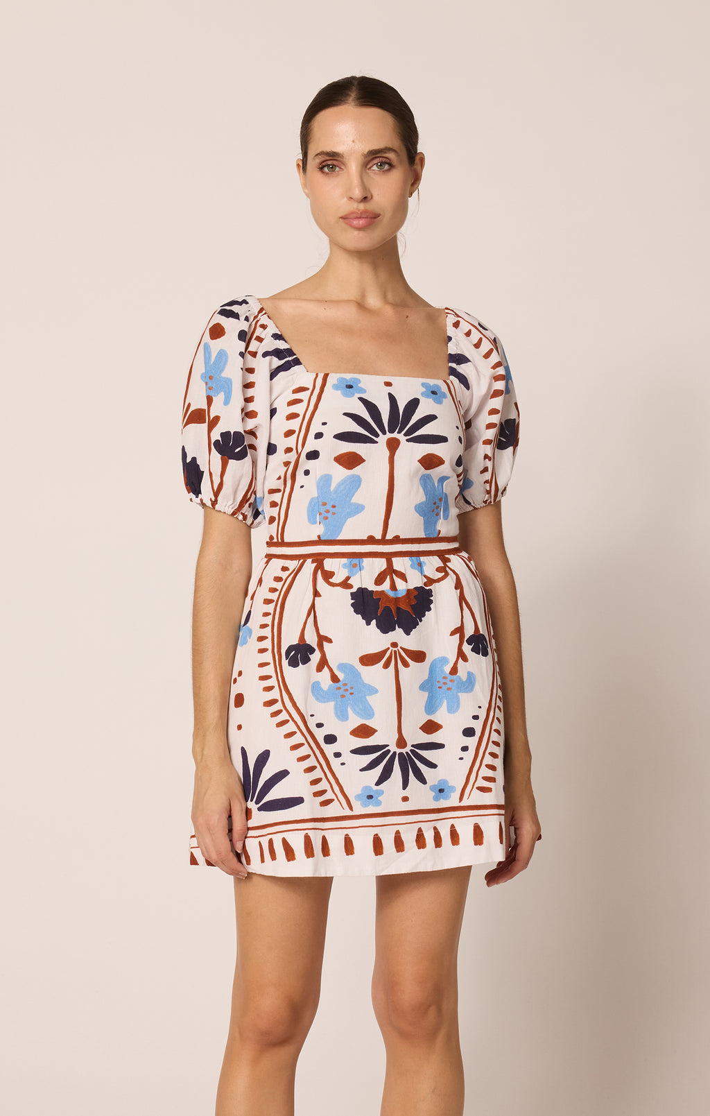 Cleobella Mariana Mini Dress in Liliana Print