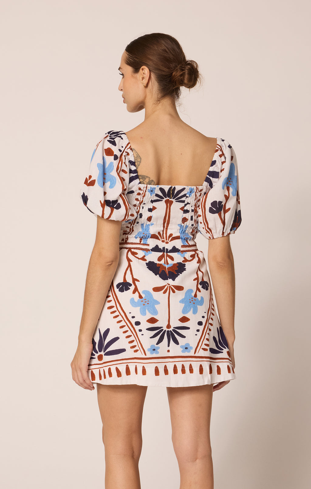 Cleobella Mariana Mini Dress in Liliana Print