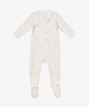 Oso & Me Marley Zip Footie in Rose Star