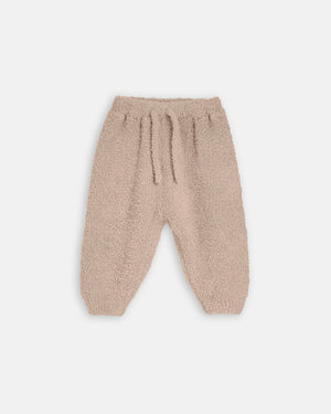 7AM Enfant Fuzzy Boxy Lounge Pant in Pecan