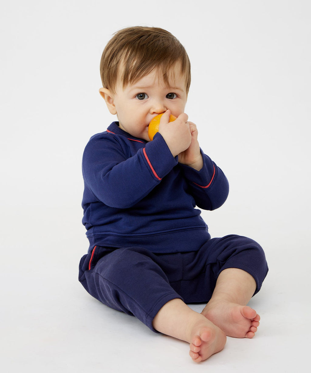 Oso & Me Baby Remy Sweatshirt in Navy