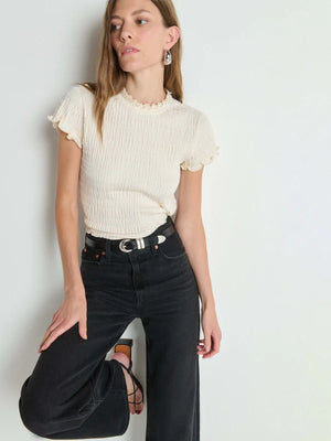 Nation Natalia Top in Porcelain