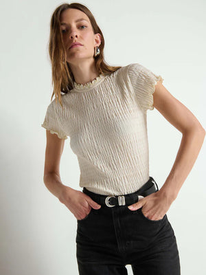 Nation Natalia Top in Porcelain