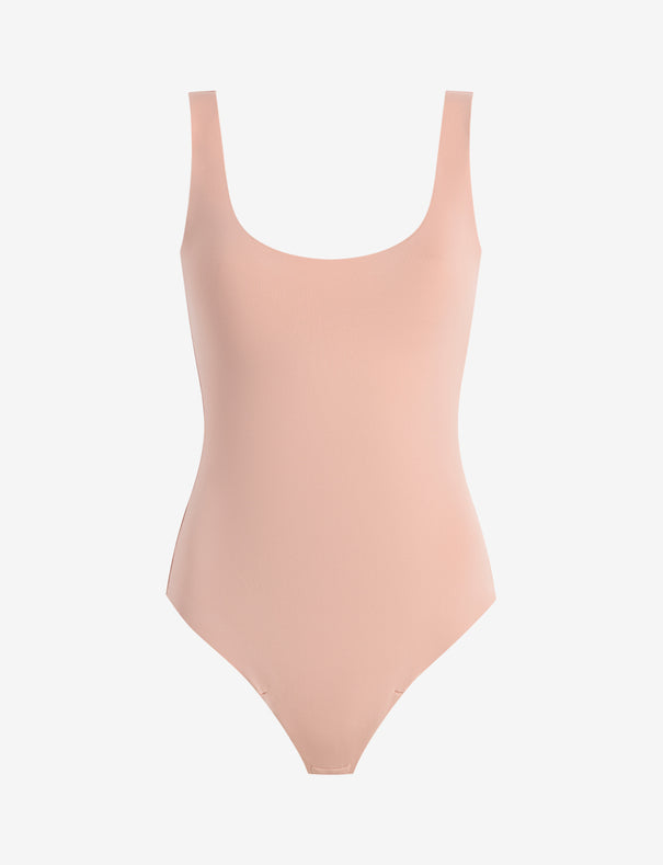 Commando Neoprene Tank Bodysuit in Desert Rose