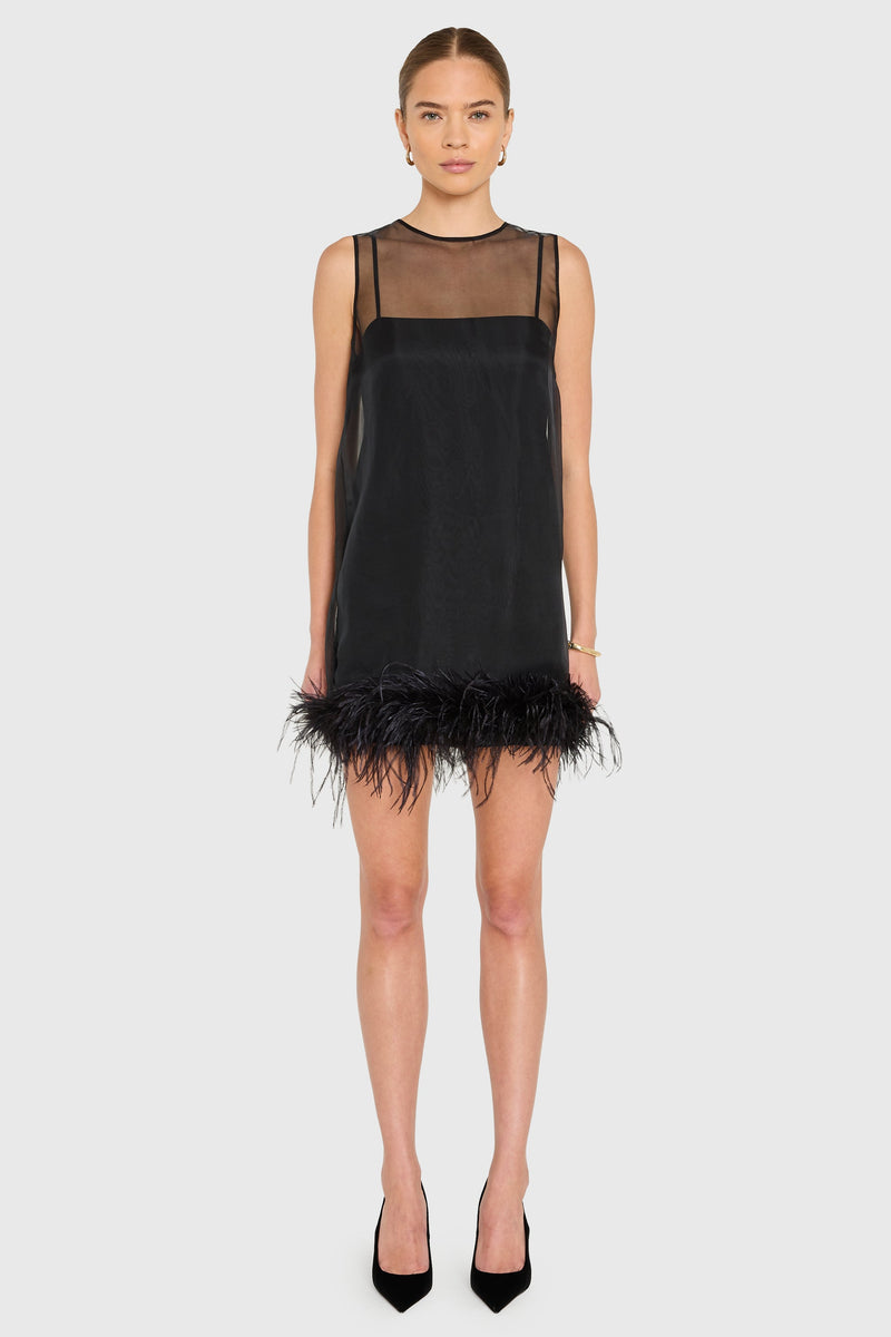 Amanda Uprichard Minnie Dress in Black