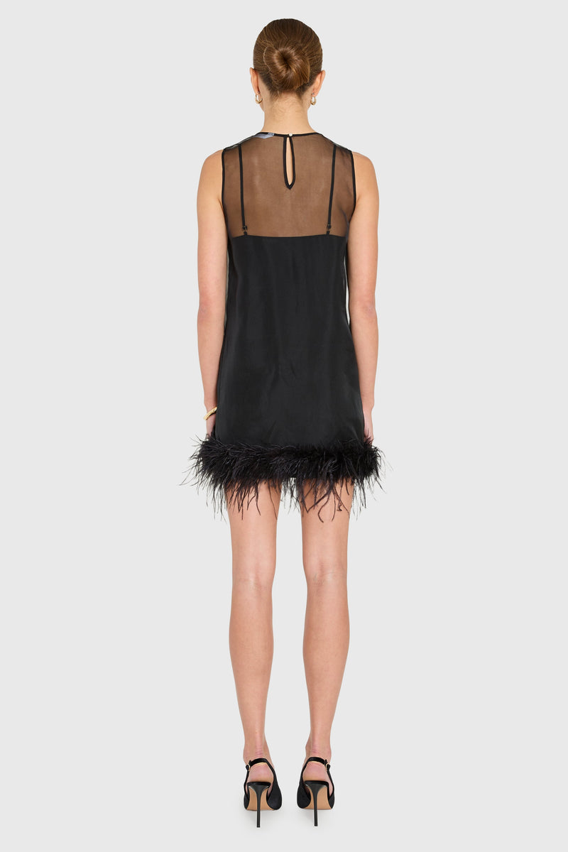 Amanda Uprichard Minnie Dress in Black