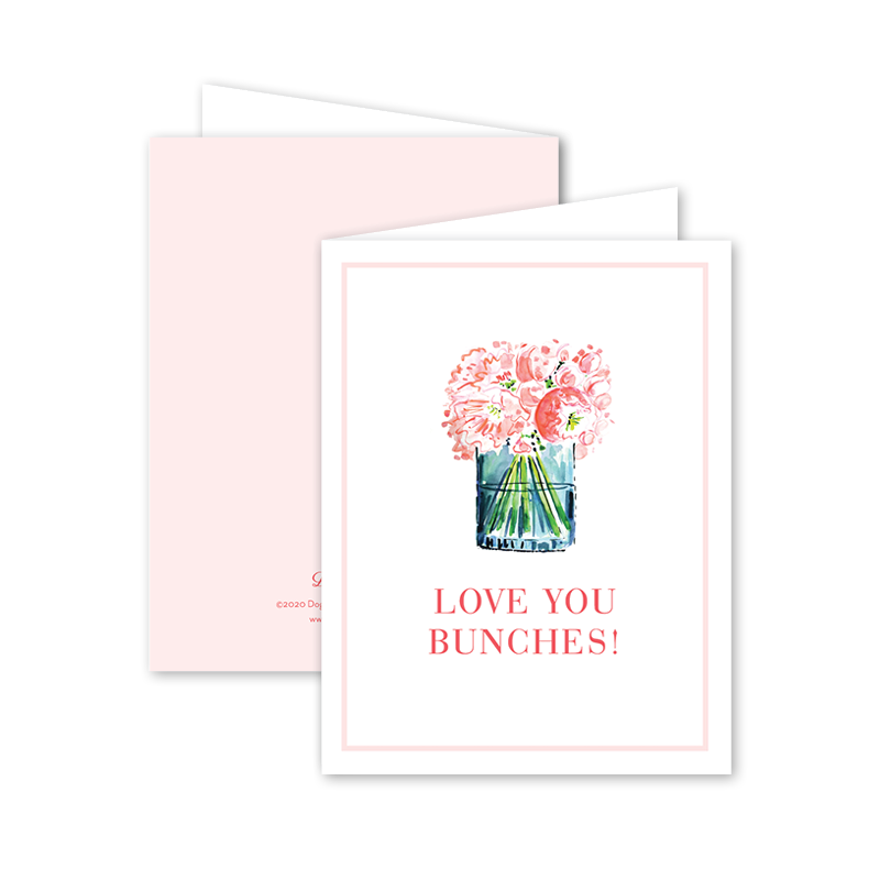Dogwood Hill Peony Bunches Card