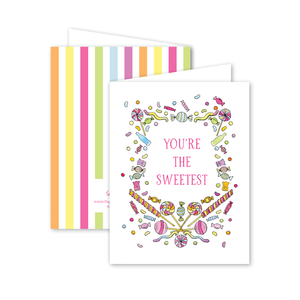 Dogwood Hill Colorful Candy Sweetest Card