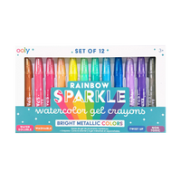 Ooly Rainbow Sparkle Metallic Watercolor Gel Crayons