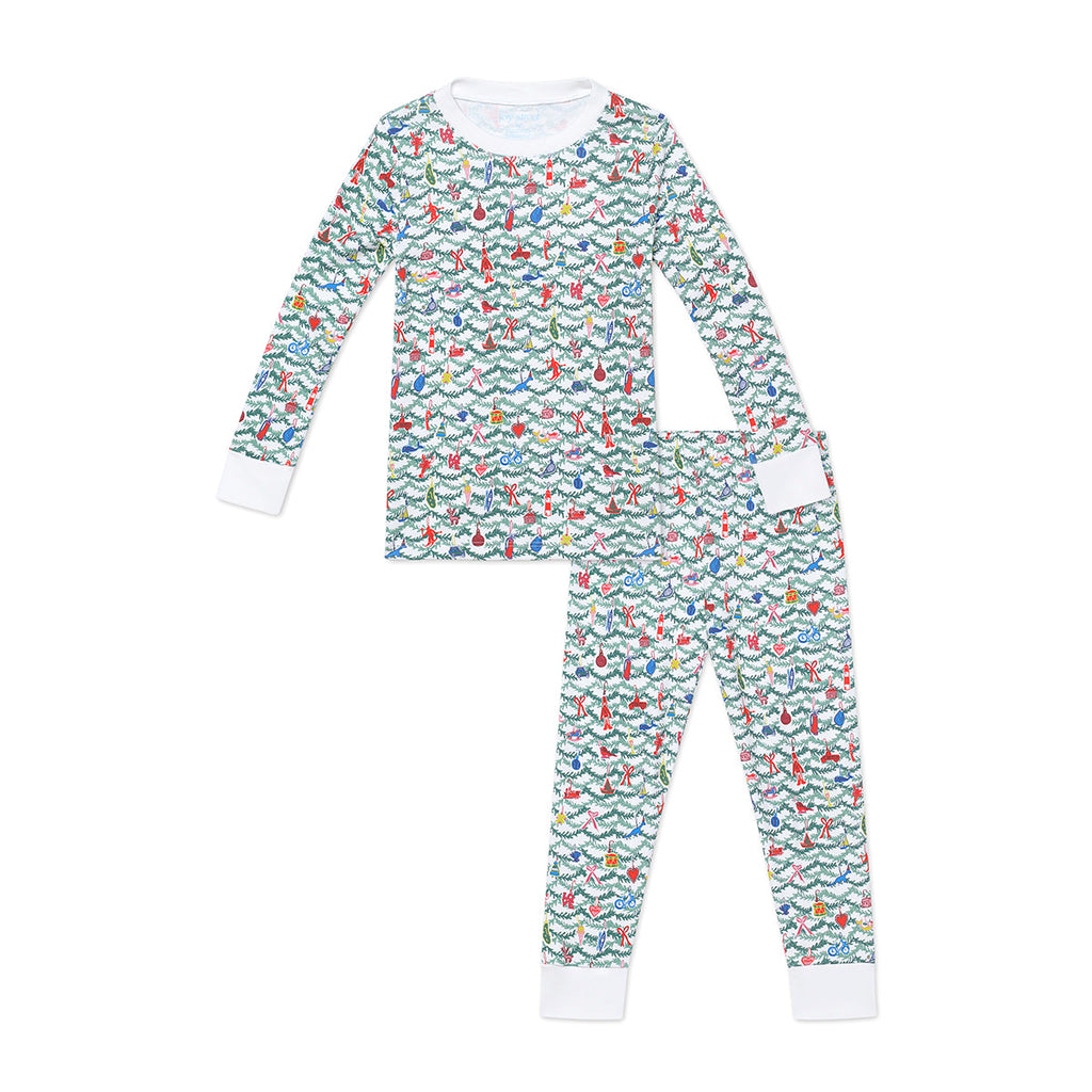Joy Street Kids Two Piece Pajamas in Oh Christmas Tree
