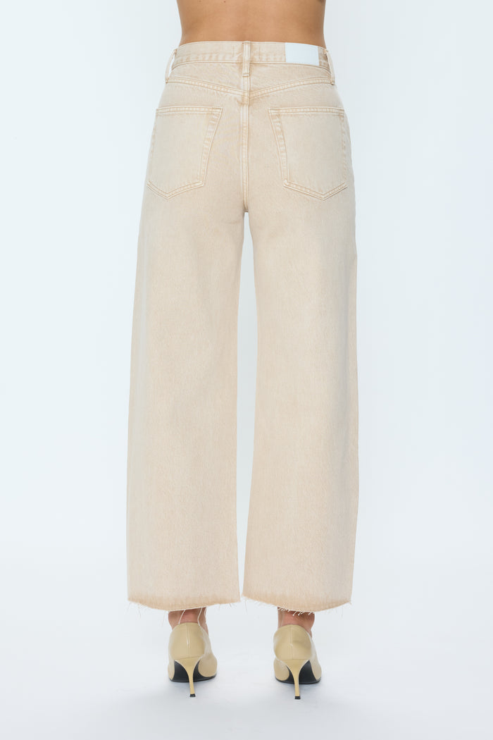 Pistola Tate Crop Jean in Dune