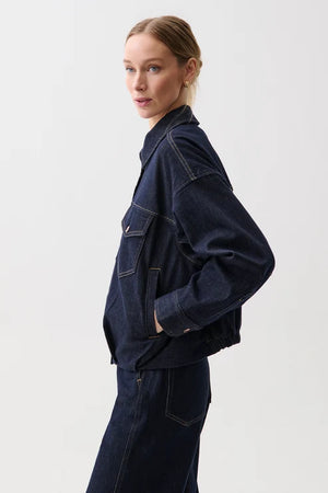 Pistola Bibi Blouson Denim Jacket in Nightfall