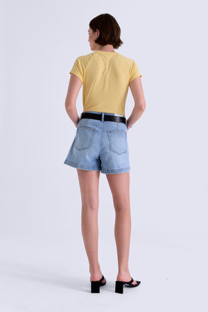 AOKI HIGH RISE A-LINE SHORT W/ DART DETAILS