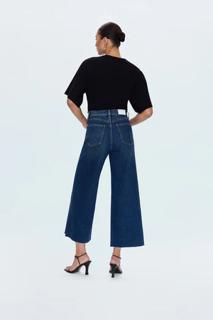 Pistola Lana Crop Wide Leg Jean in Broadway