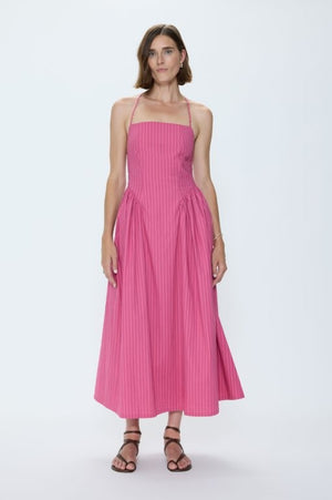 Pistola Sadee Dress in Magenta Stripe