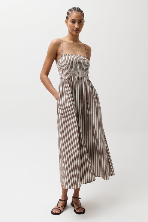 Earthen Brown Stripe